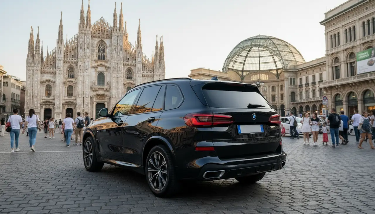 BMW X5 4.0i M 2025, exterior — Marbella Super Car Rental, Marbella. BMW X5 4.0i M in Marbella El alquiler del BMW X5 4.0i M en Marbella ofrece una opción SUV…