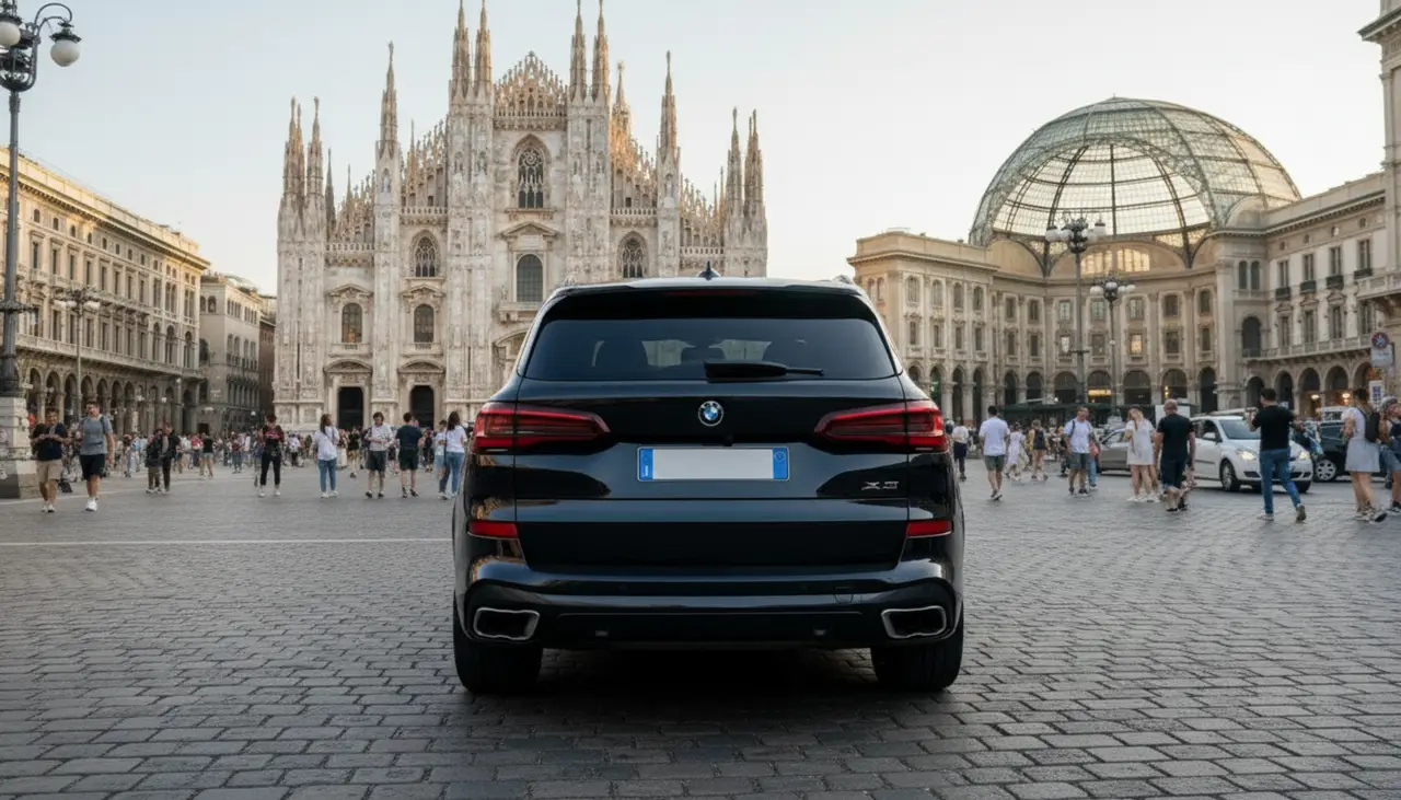 BMW X5 4.0i M 2025, vista frontal — Marbella Super Car Rental, Marbella. BMW X5 4.0i M in Marbella El alquiler del BMW X5 4.0i M en Marbella ofrece una opción SUV…