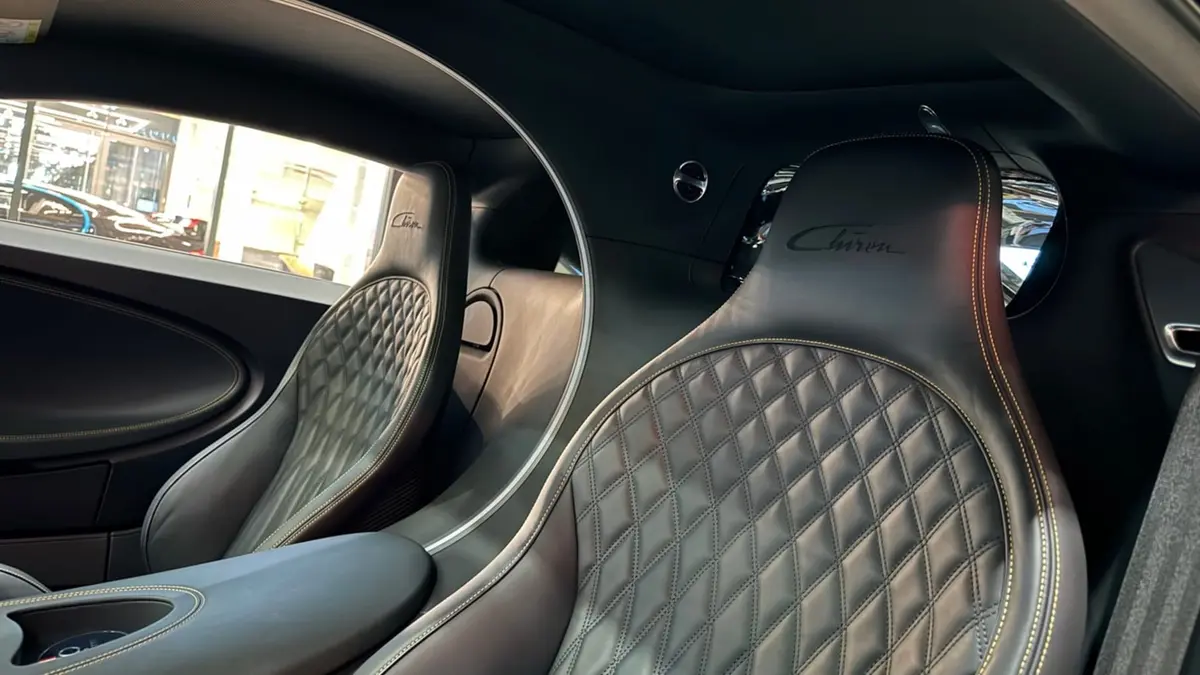 Bugatti Chiron 110 Ani 2019, interior — Marbella Super Car Rental, Marbella. Bugatti Chiron 110 Ani in Marbella El alquiler del Bugatti Chiron 110 Ani en Marbella…