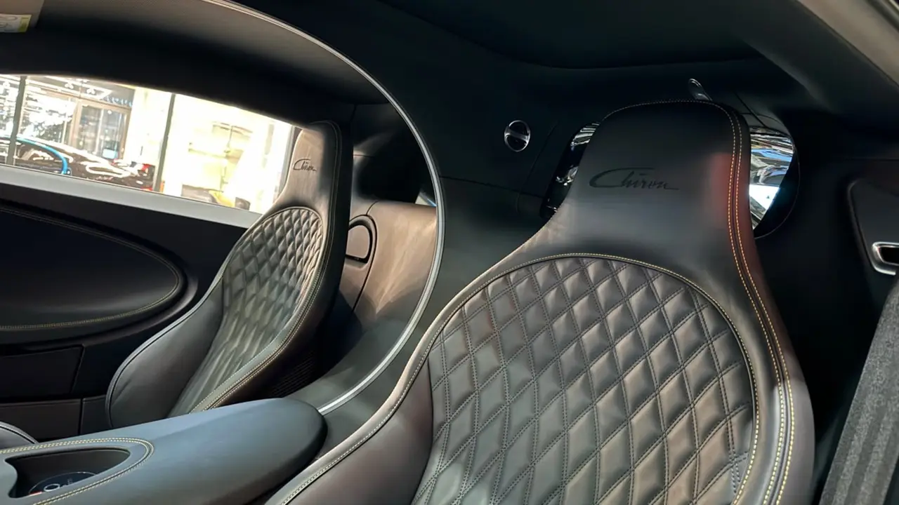 Bugatti Chiron 110 Ani 2019, interior — Marbella Super Car Rental, Marbella. Bugatti Chiron 110 Ani in Marbella El alquiler del Bugatti Chiron 110 Ani en Marbella…