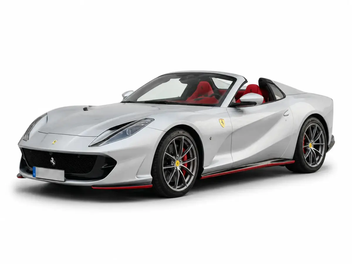 Ferrari 812 GTS 2024, exterior — Marbella Super Car Rental, Marbella. Ferrari 812 GTS in Marbella El alquiler del Ferrari 812 GTS en Marbella proporciona…