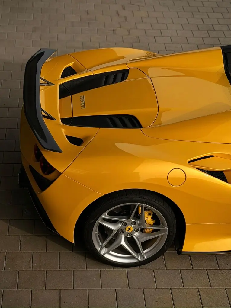 Ferrari F8 SPIDER 2023, exterior — Marbella Super Car Rental, Marbella. Ferrari F8 SPIDER in Marbella El alquiler del Ferrari F8 SPIDER en Marbella permite…