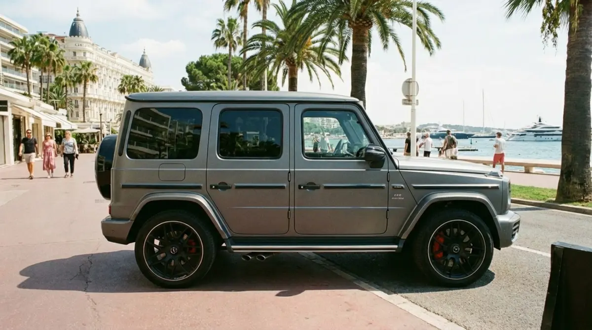 Mercedes Benz G63 2023, extérieur — Marbella Super Car Rental, Marbella. Mercedes Benz G63 in Marbella La location du Mercedes Benz G63 à Marbella permet de…