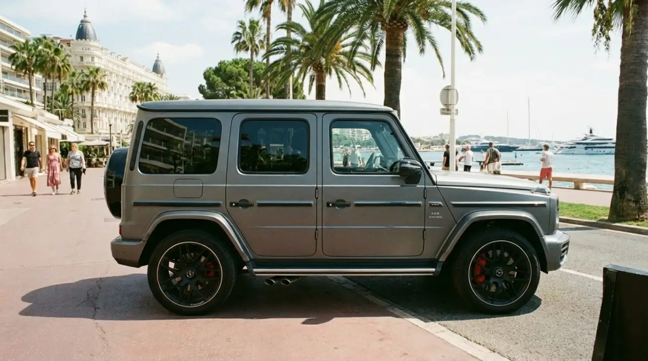 Mercedes Benz G63 2023, extérieur — Marbella Super Car Rental, Marbella. Mercedes Benz G63 in Marbella La location du Mercedes Benz G63 à Marbella permet de…