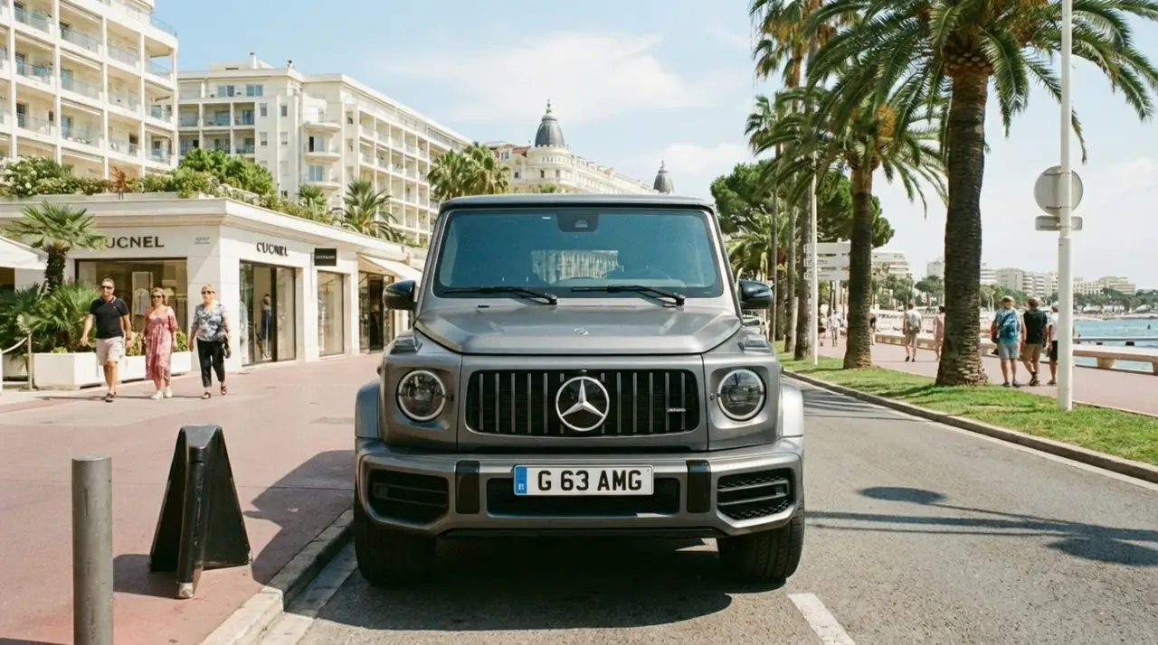 Mercedes Benz G63 2023, vue arrière — Marbella Super Car Rental, Marbella. Mercedes Benz G63 in Marbella La location du Mercedes Benz G63 à Marbella permet de…