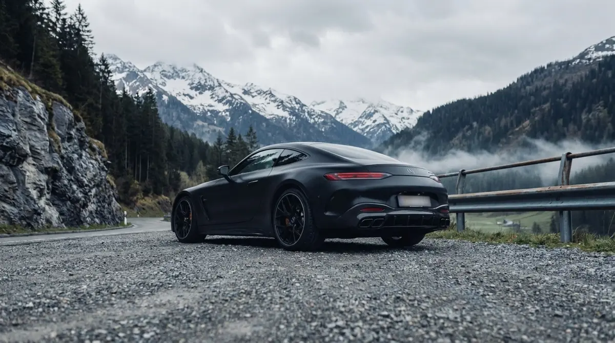 Mercedes Benz GT63 AMG Coupe 2024, front view — Marbella Super Car Rental, Marbella. Mercedes Benz GT63 AMG Coupe in Marbella Renting the Mercedes Benz GT63 AMG Coupe in…