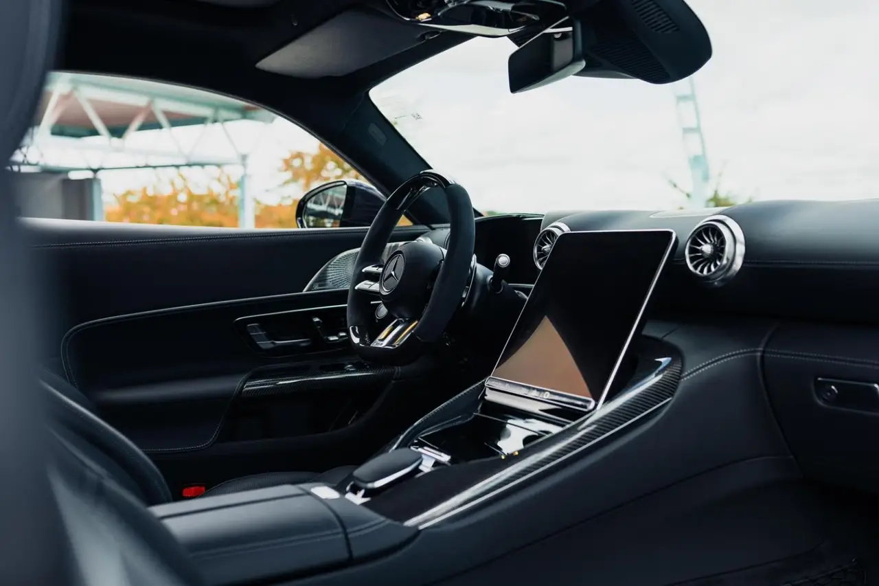 Mercedes Benz GT63 AMG Coupe 2024, rear view — Marbella Super Car Rental, Marbella. Mercedes Benz GT63 AMG Coupe in Marbella Renting the Mercedes Benz GT63 AMG Coupe in…