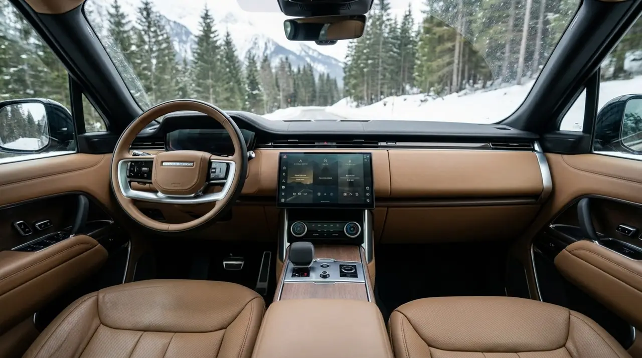Rover Range Rover Autobiography P530 2026, intérieur — Marbella Super Car Rental, Marbella. Rover Range Rover Autobiography P530 in Marbella La location du Rover Range Rover…