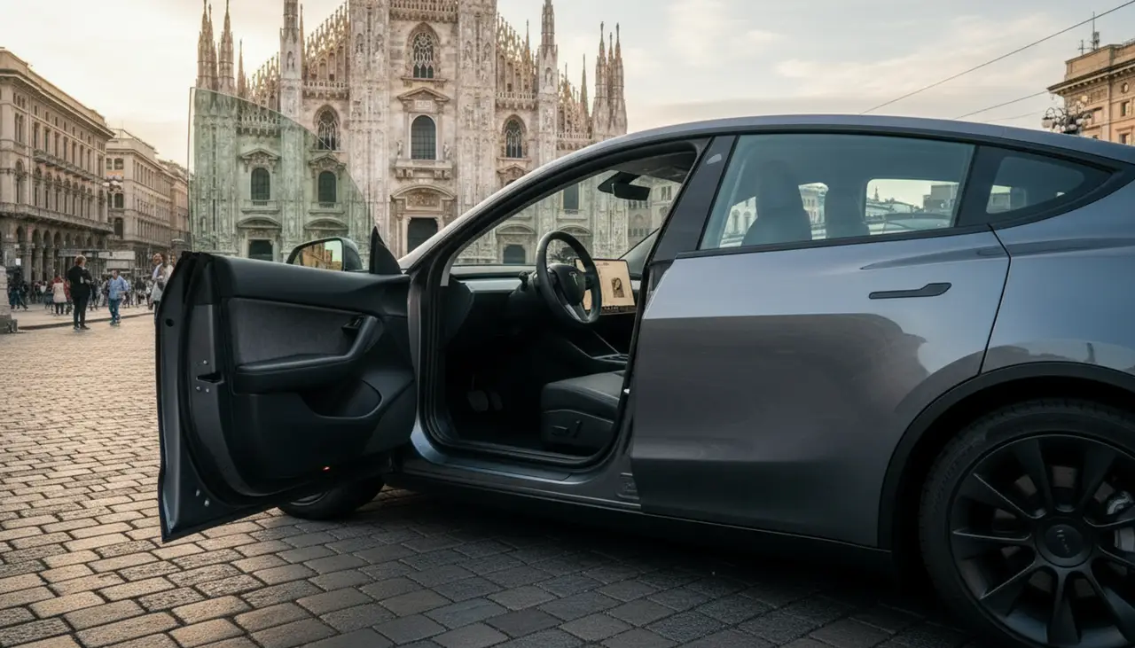Tesla Model Y Long Range 2023, interior — Marbella Super Car Rental, Marbella. Tesla Model Y Long Range in Marbella Renting the Tesla Model Y Long Range in Marbella…